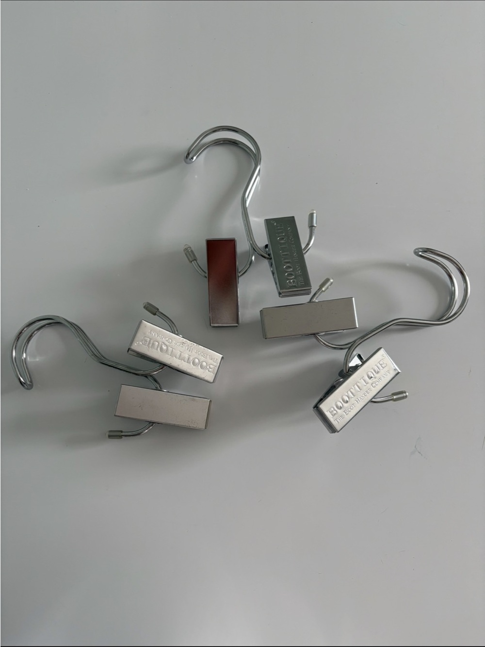 LOT Of three Bootique Silver Metal Hanger Clips